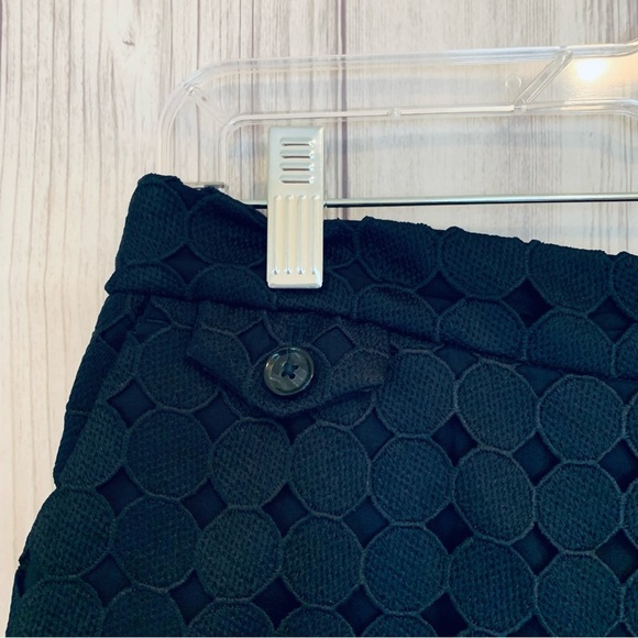 Banana Republic Navy Blue Textured Dressy Shorts High Rise Size 0 - Picture 2 of 5